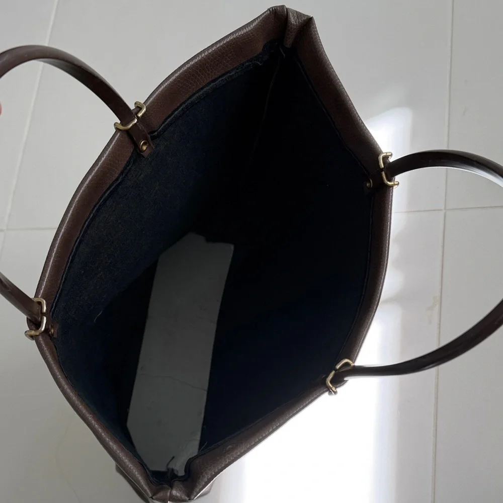 Elegant Vintage Imitation Leather Tote Bag